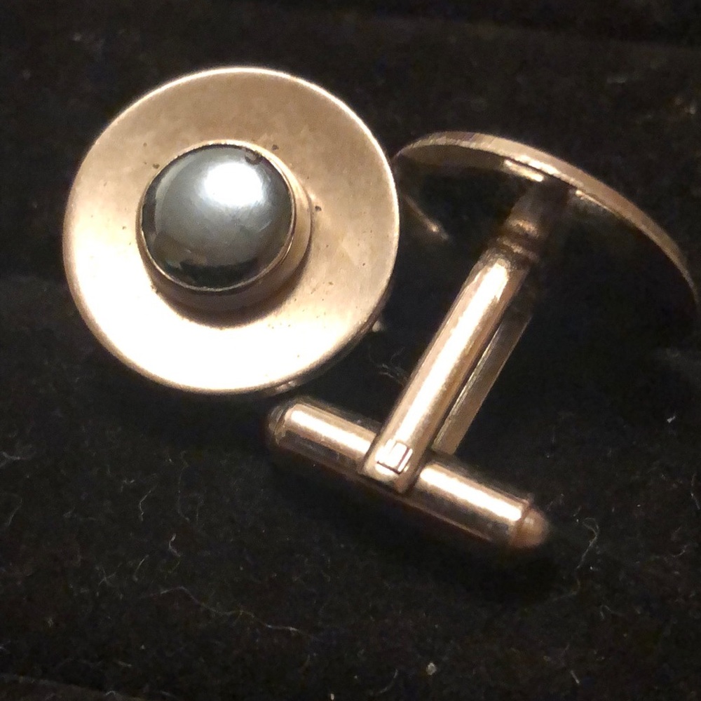 VTG Men’s Cufflinks w/hematite #2